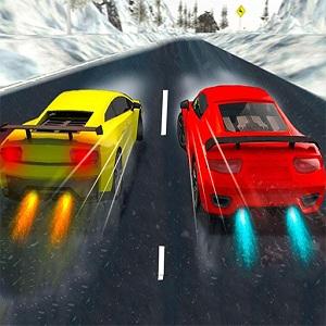 Snow Fast Hill Track Racing - Conquiste as pistas de corrida com neve