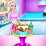 Elsa Easter Cupcake Cooking